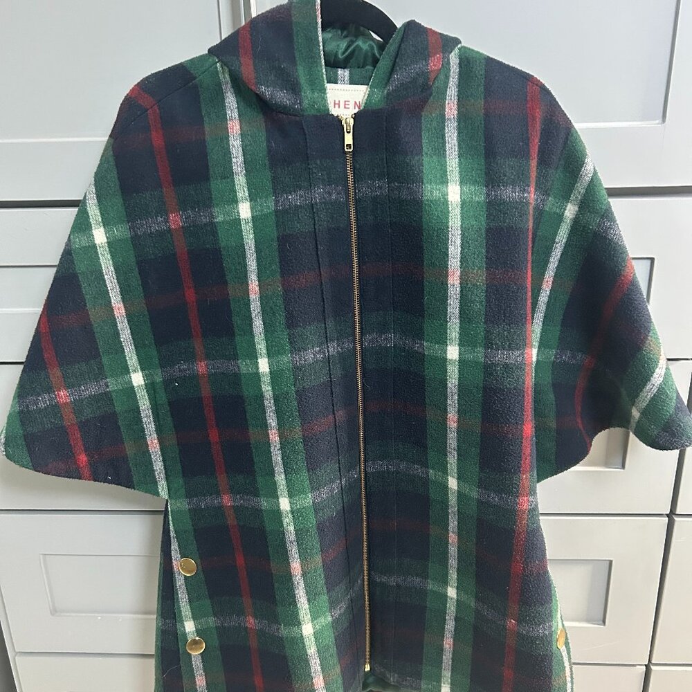 Anthropologie Plaid Winter Coat